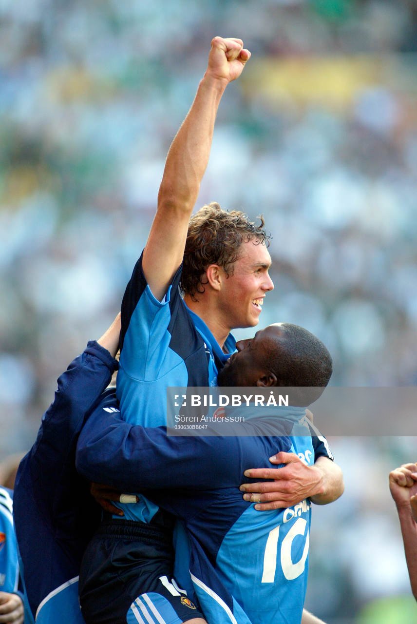 Johan Elmander, Djurgården jubel