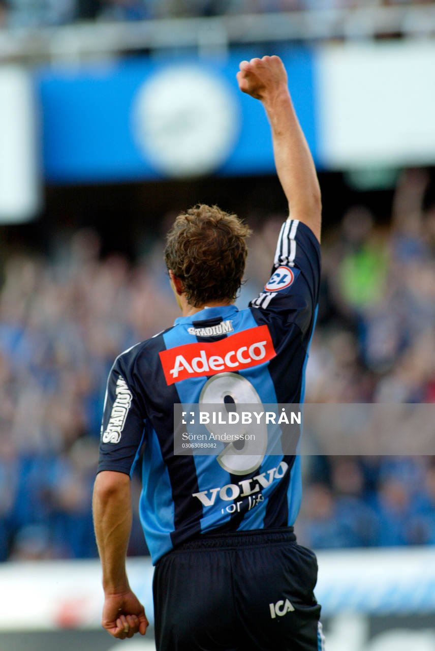 Johan Elmander, Djurgården, jubel