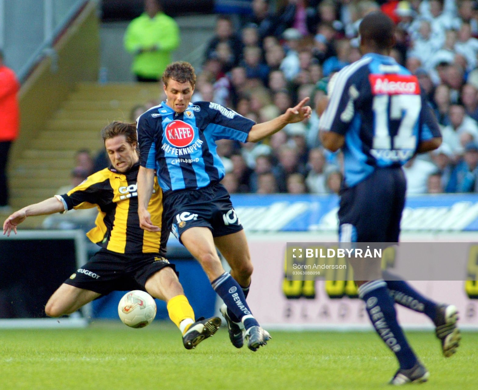 Johan Elmander och Samuel Wowoah, Djurgården och Max von