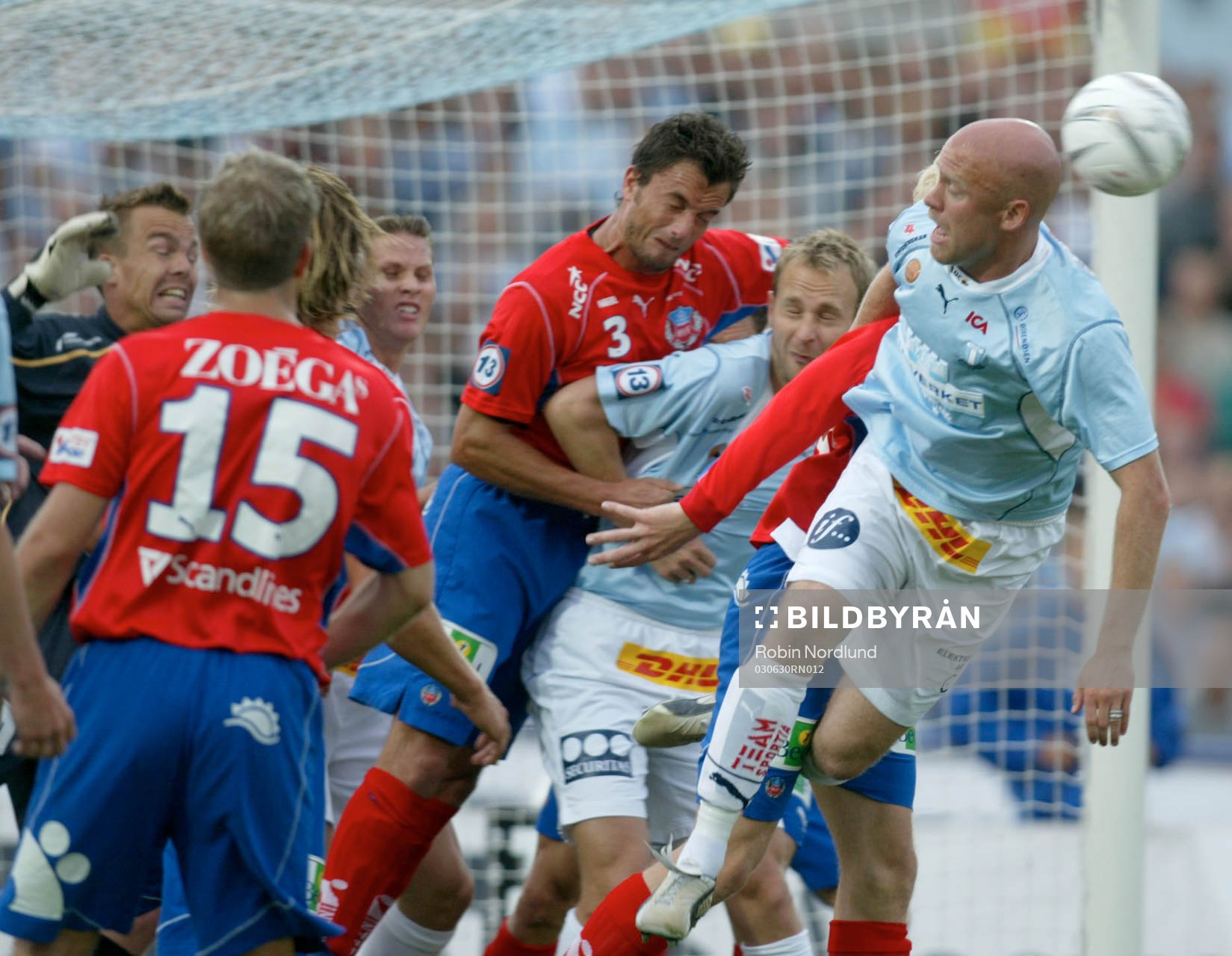 Olof Persson, Malmö kämpar sig in i Helsingborgs försvar