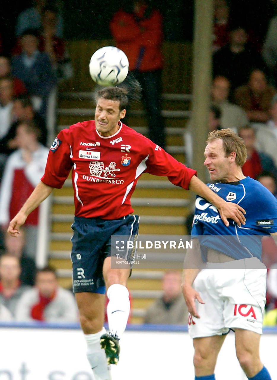 Patrik Fredholm, Örgryte och Torbjörn Arvidsson, Halmstad