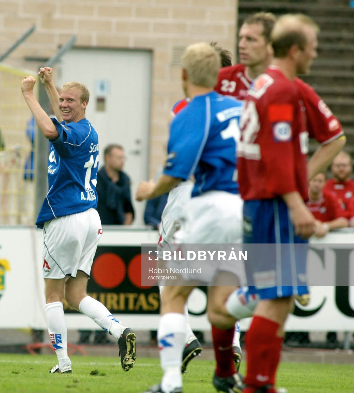 Andreas Johansson, Halmstad jubel