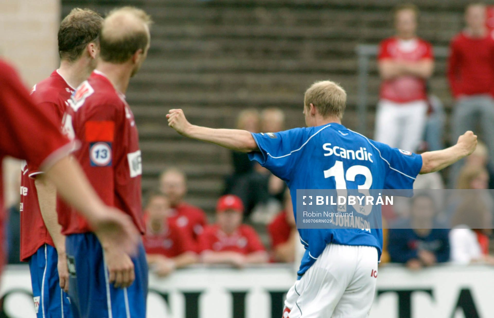 Andreas Johansson, Halmstad jubel