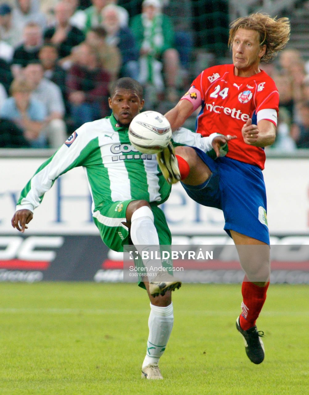 Dede Anderson, Hammarby och Jesper Jansson, Helsingborg