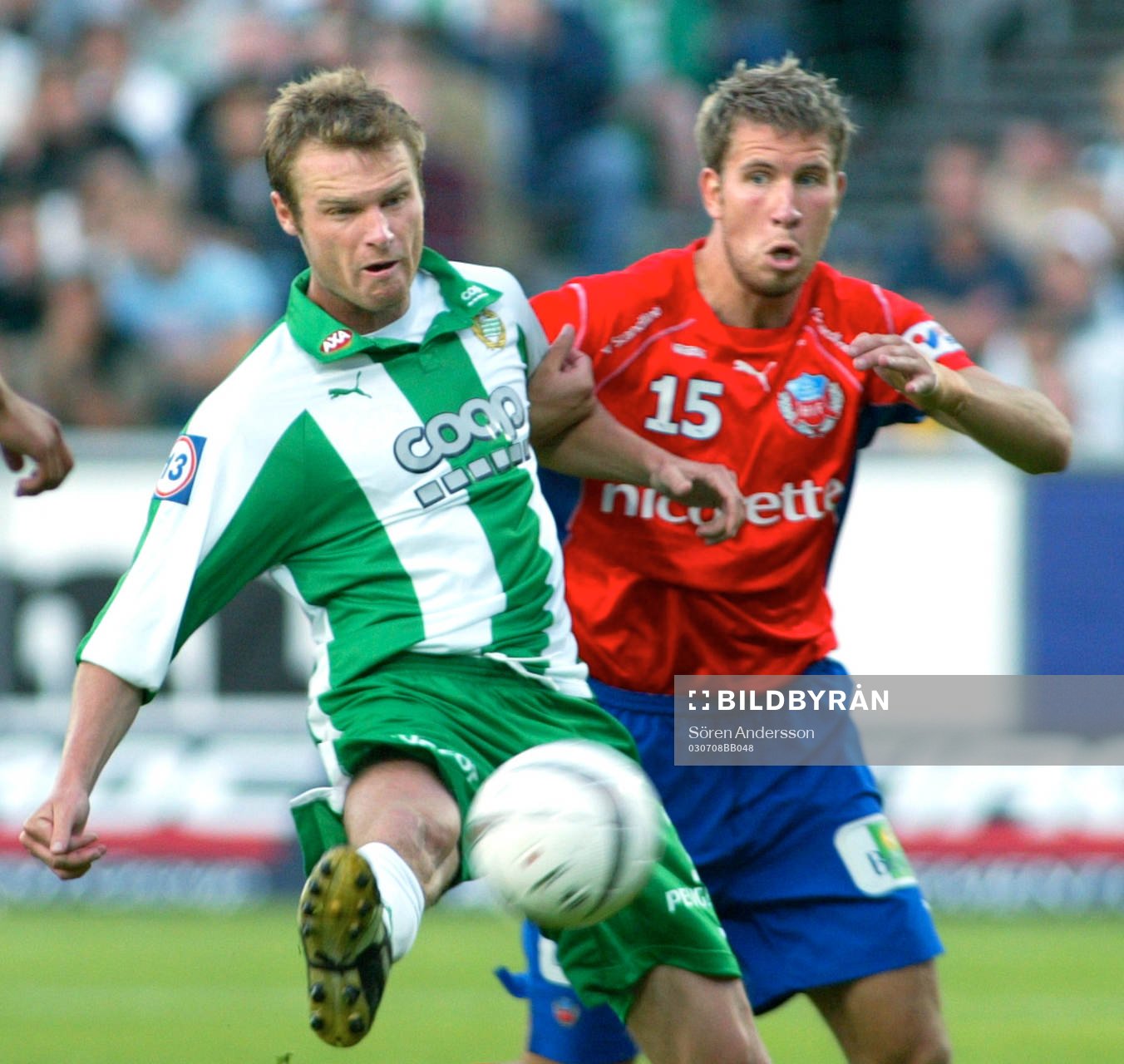 Mikkel Jensen, Hammarby och Mattias Lindström, Helsingborg