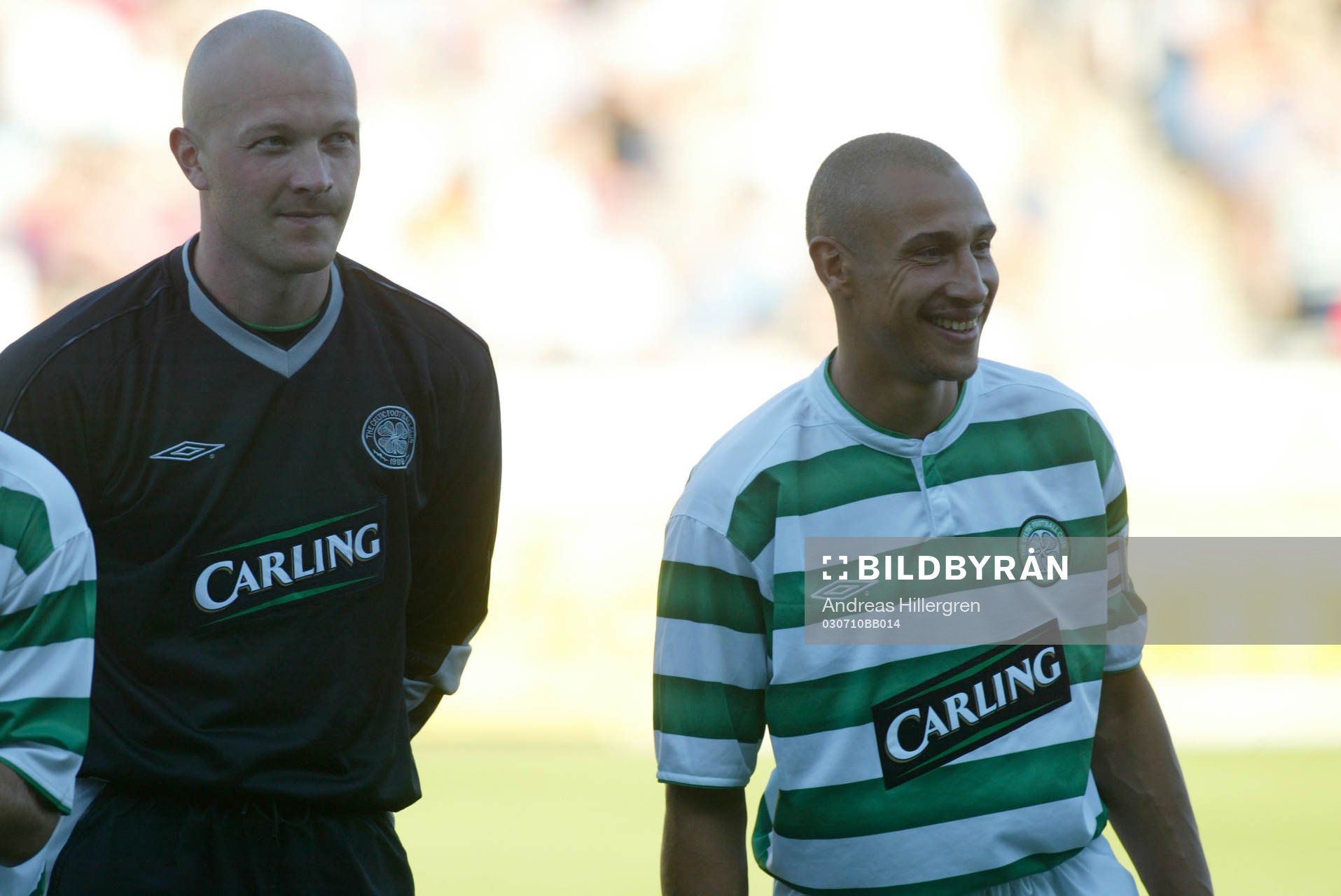 Magnus Hedman och Henrik Henke Larsson, Celtic