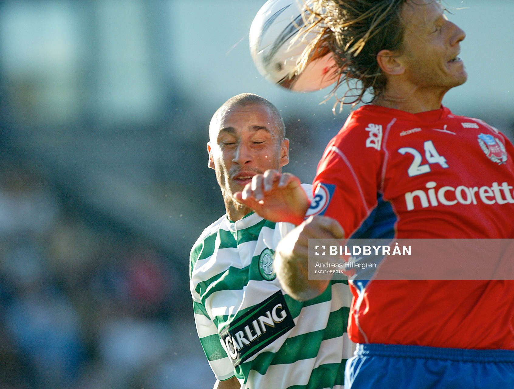 Henrik Henke Larsson, Celtic nickar in 1-1 när Jesper