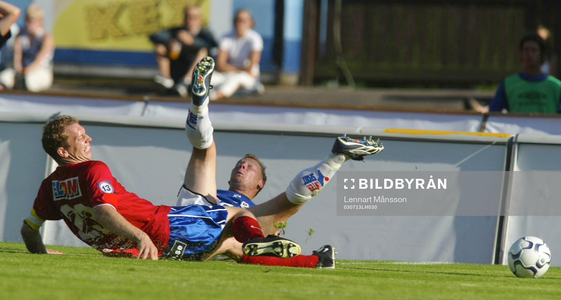  0-1, Straffsituationen, Fredrik Bild stoppar Robert Andersson.