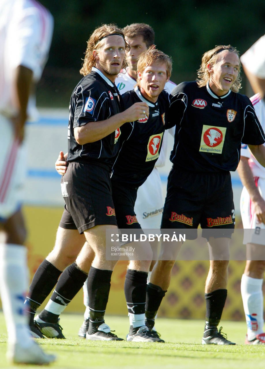 Café Operas målskyttar Göran Marklund (0-1), Joakim