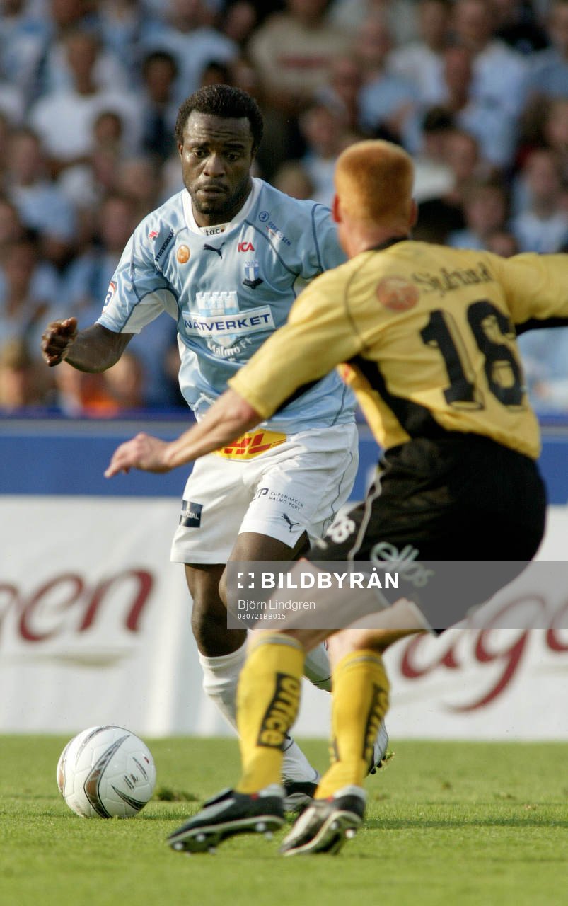 Peter Ijeh, Malmö FF mot Magnus Samuelsson, Elfsborg