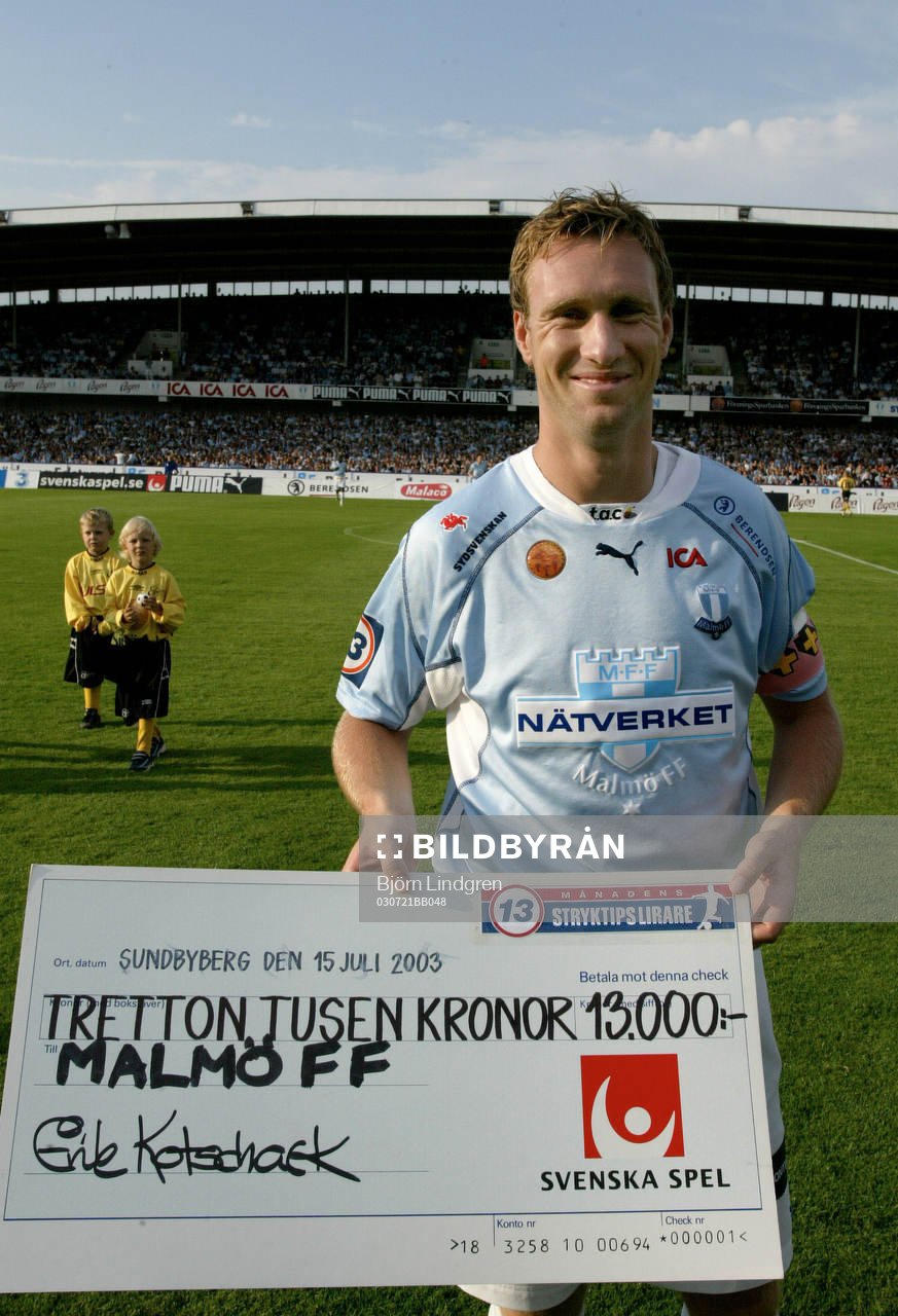 Månadens spelare, Niklas Skoog, Malmö FF