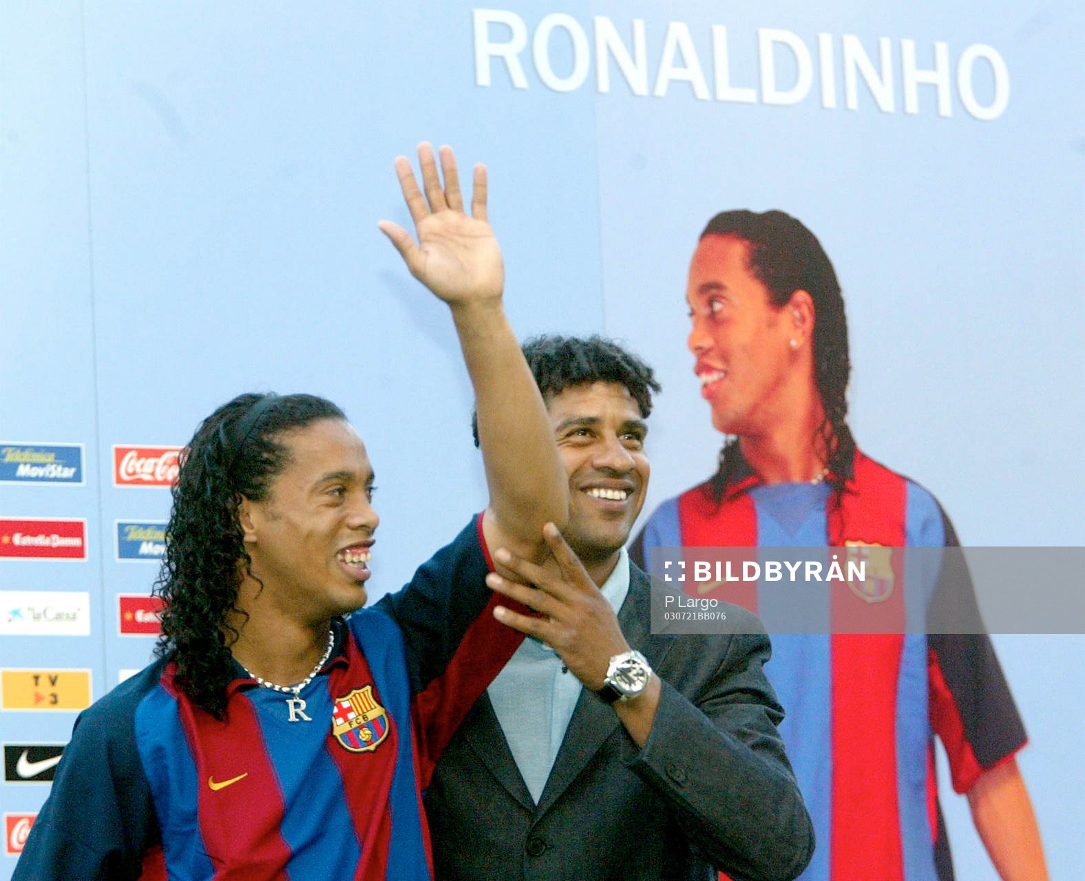 Ronaldinho och Frank Rijkaard, Barcelona