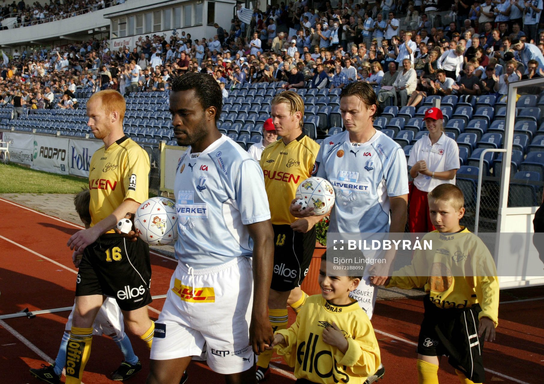 Inmarsch, Magnus Samuelsson och Fredrik Berglund, Elfsborg