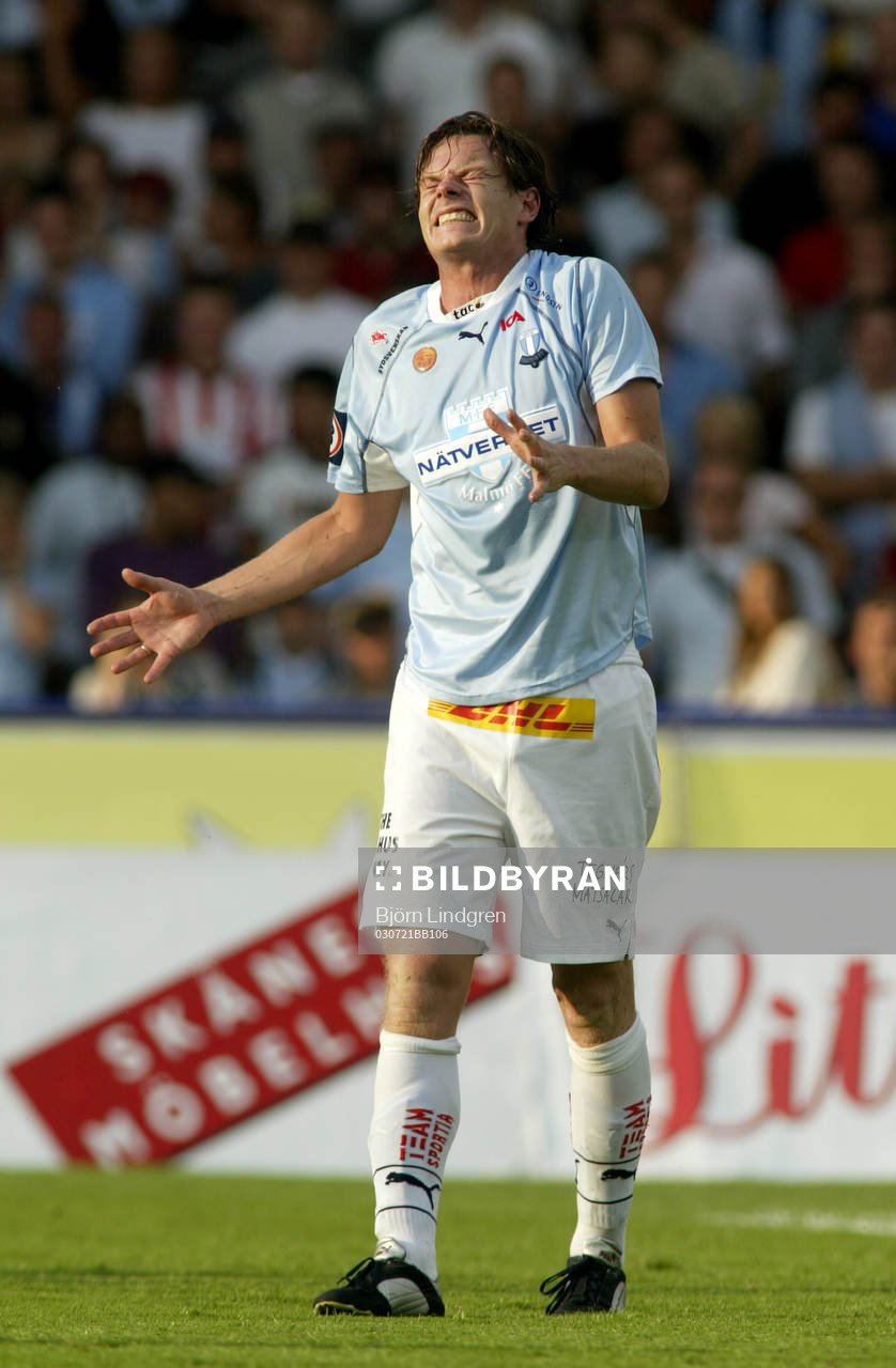 Fotboll, Allsvenskan, Andreas Yngvesson, Malmö FF, skada, smärta