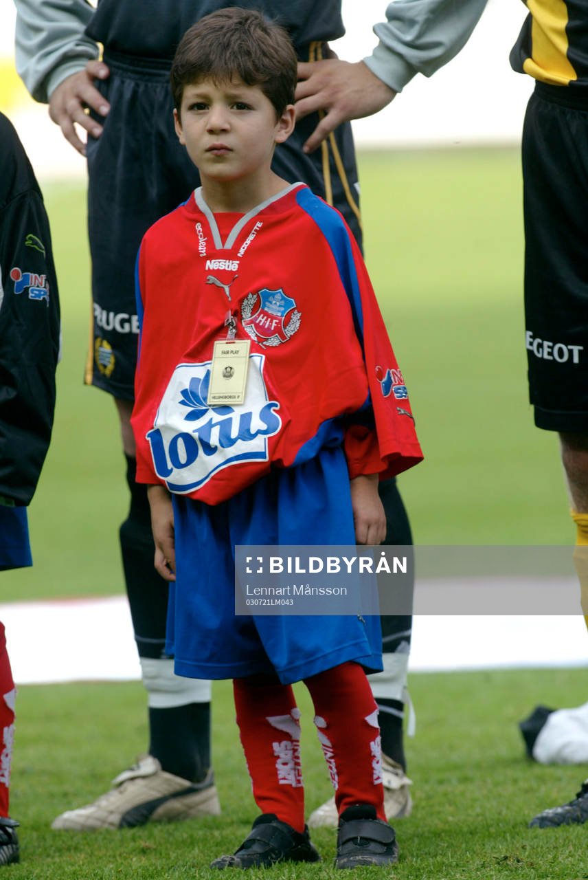 Fotboll, allsvenskan, Helsingborg, knatte, pojke