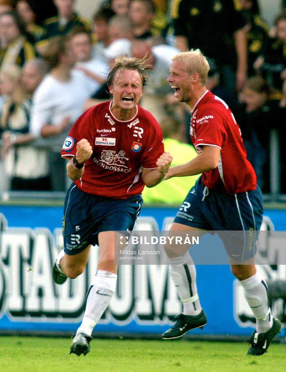  Anders Prytz jubel efter 1-0 målet.