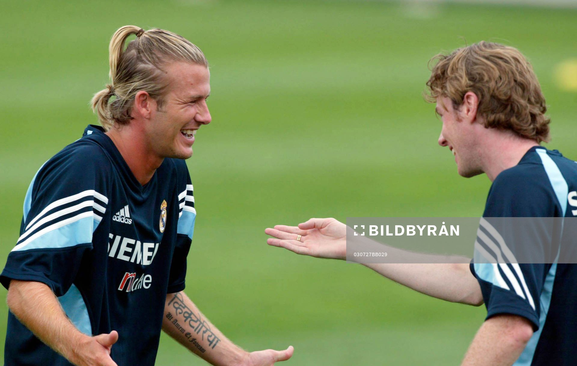 David Beckham och Steve Mc Manaman, Real Madrid