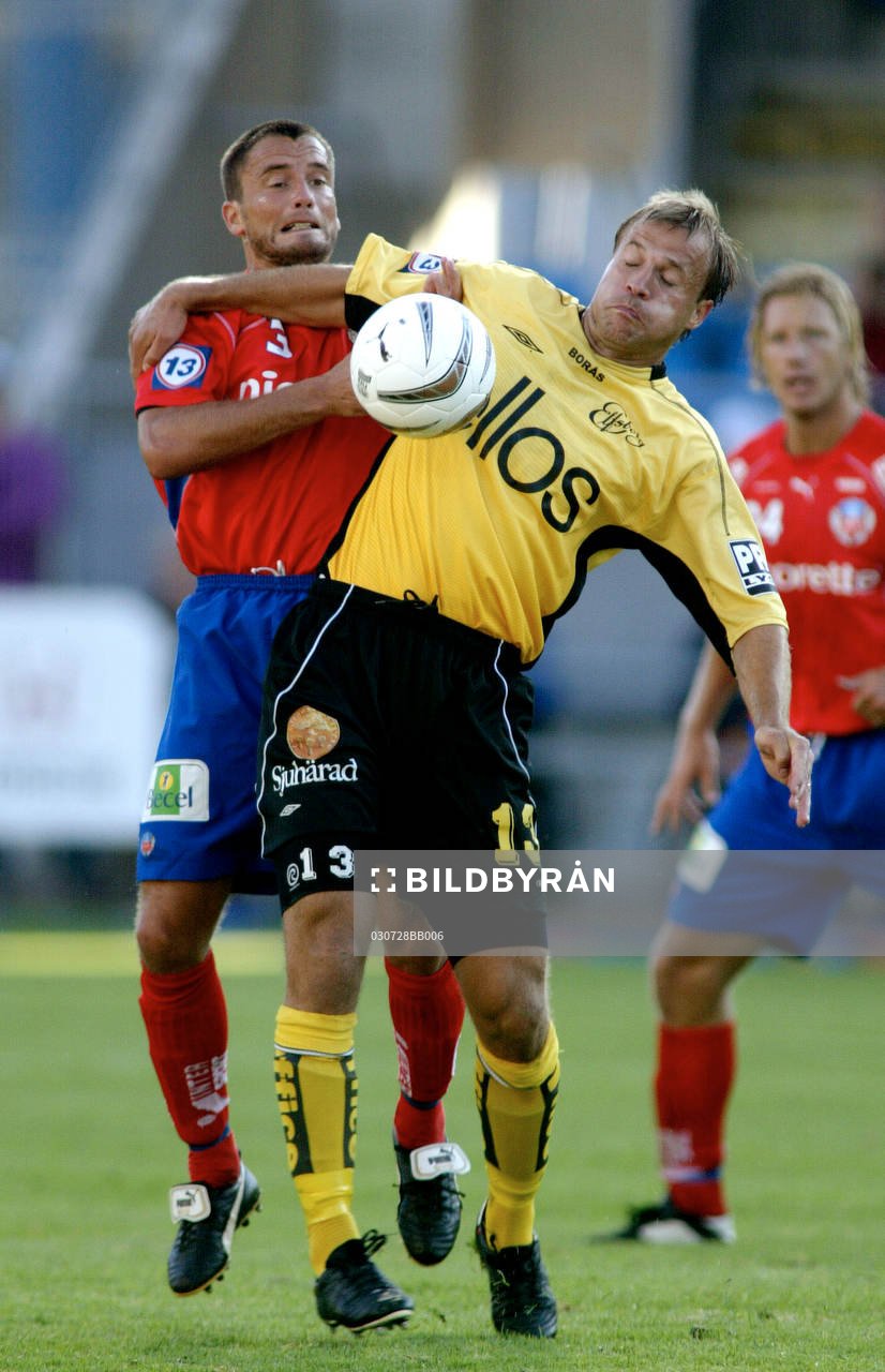 Kenneth Rasmussen, Helsingborg och Hasse Berggren, Elfsborg
