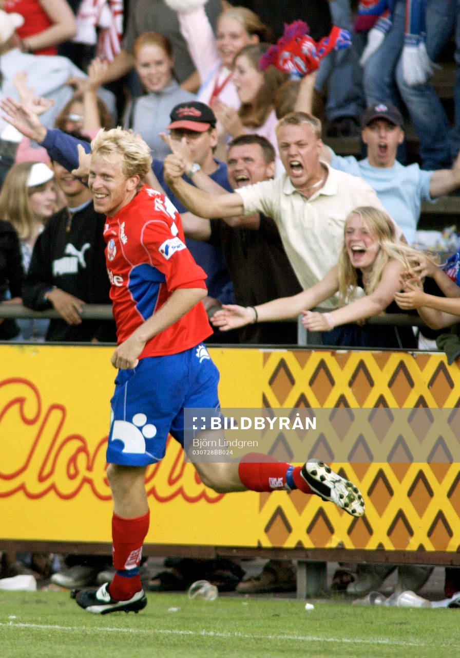 Gustaf Andersson, Helsingborg, jubel, glädje