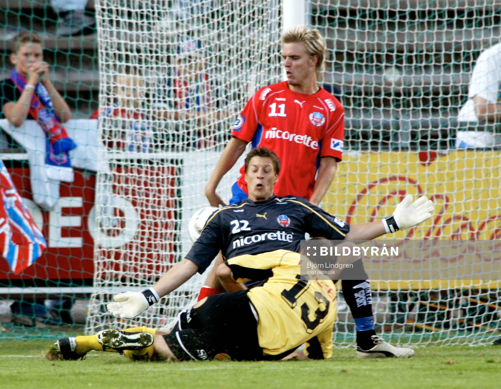 Andreas Dahl, Conny Rosén, Helsingborg, målvakt och Hasse