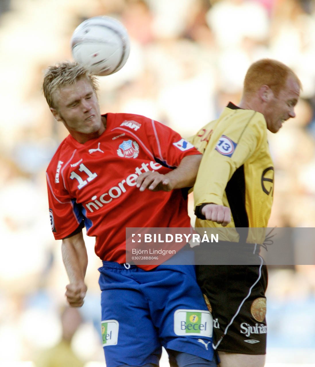 Andreas Dahl, Helsingborg och Magnus Samuelsson, Elfsborg,