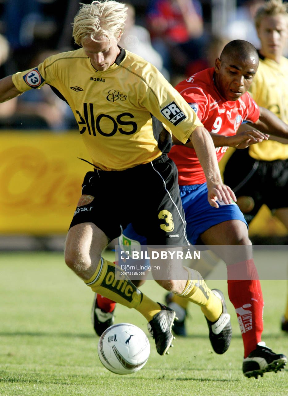 Johan Sjöberg, Elfsborg och Alvaro Santos, Helsingborg