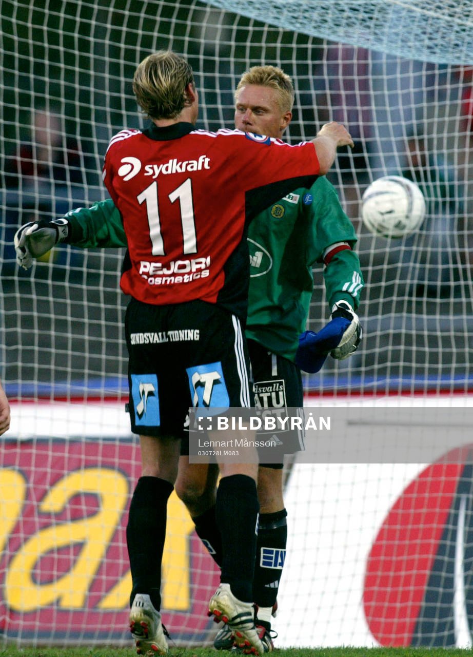 Fredrik Sundfors och Tommy Bergersen, Sundsvall. Glädje,