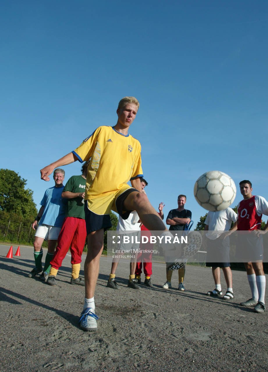 Fotboll, döva, IK Scania, Malmö , grus, grusplan, träning