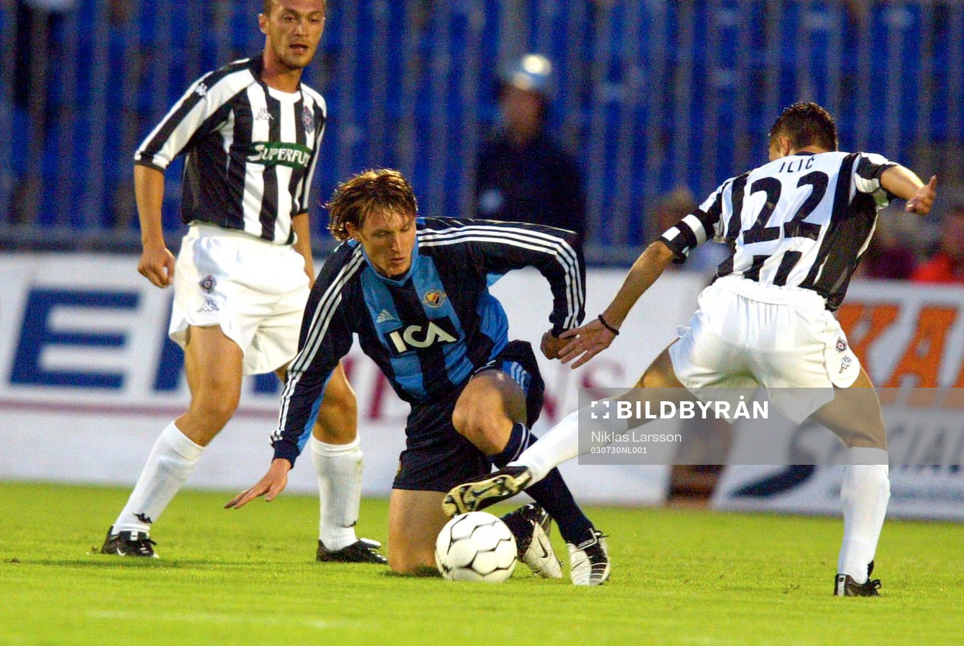 Fotboll, champions league, kval,  Partizan Belgrad -