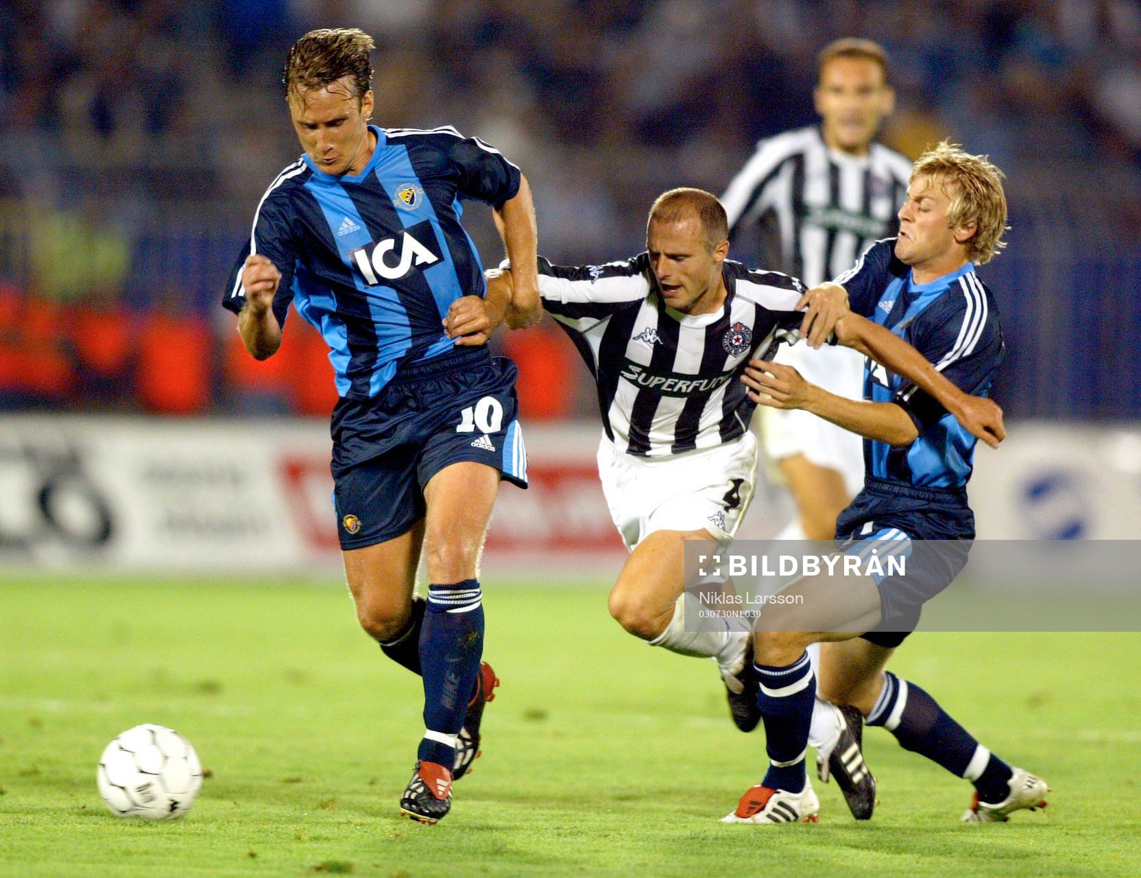 Fotboll, Champions League, kval, Partizan Belgrad -