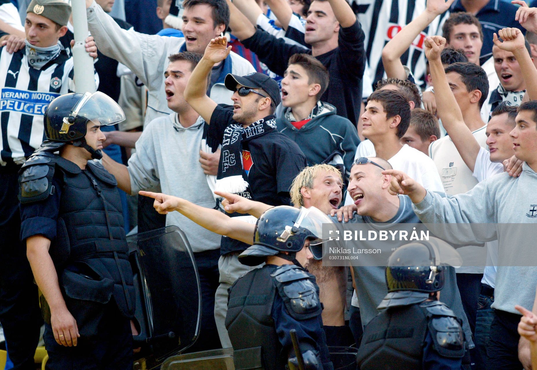 Fotboll, Kval Champions League, Partizan Belgrad -