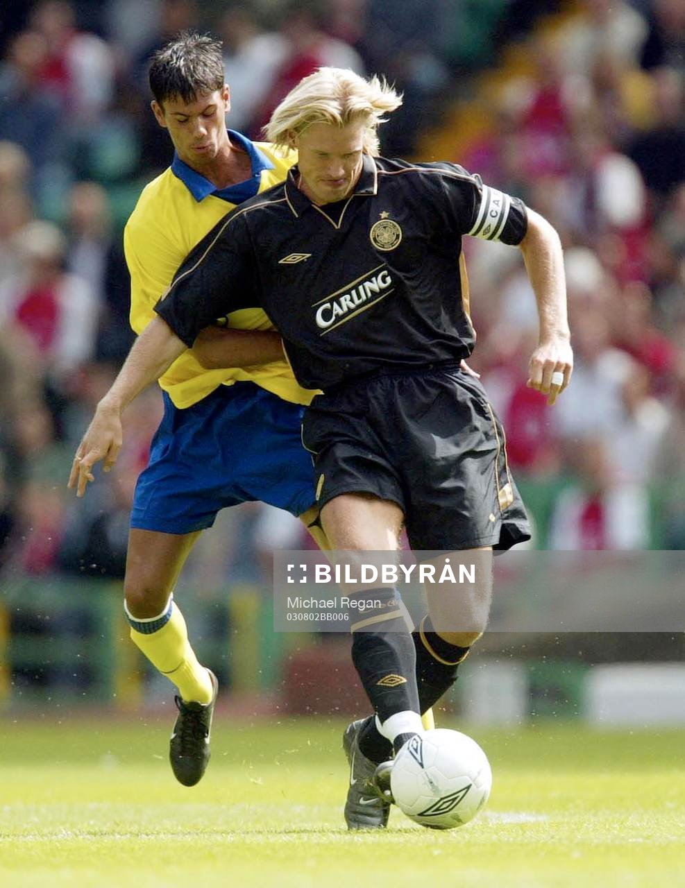  Jermaine Aliadiere, Arsenal och Johan Mjällby, Celtic