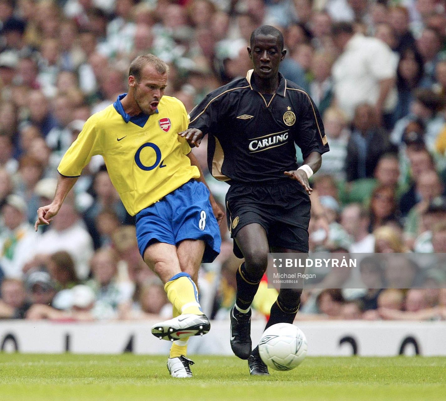 Momo Sylla, Celtic och Fredrik Ljungberg, Arsenal