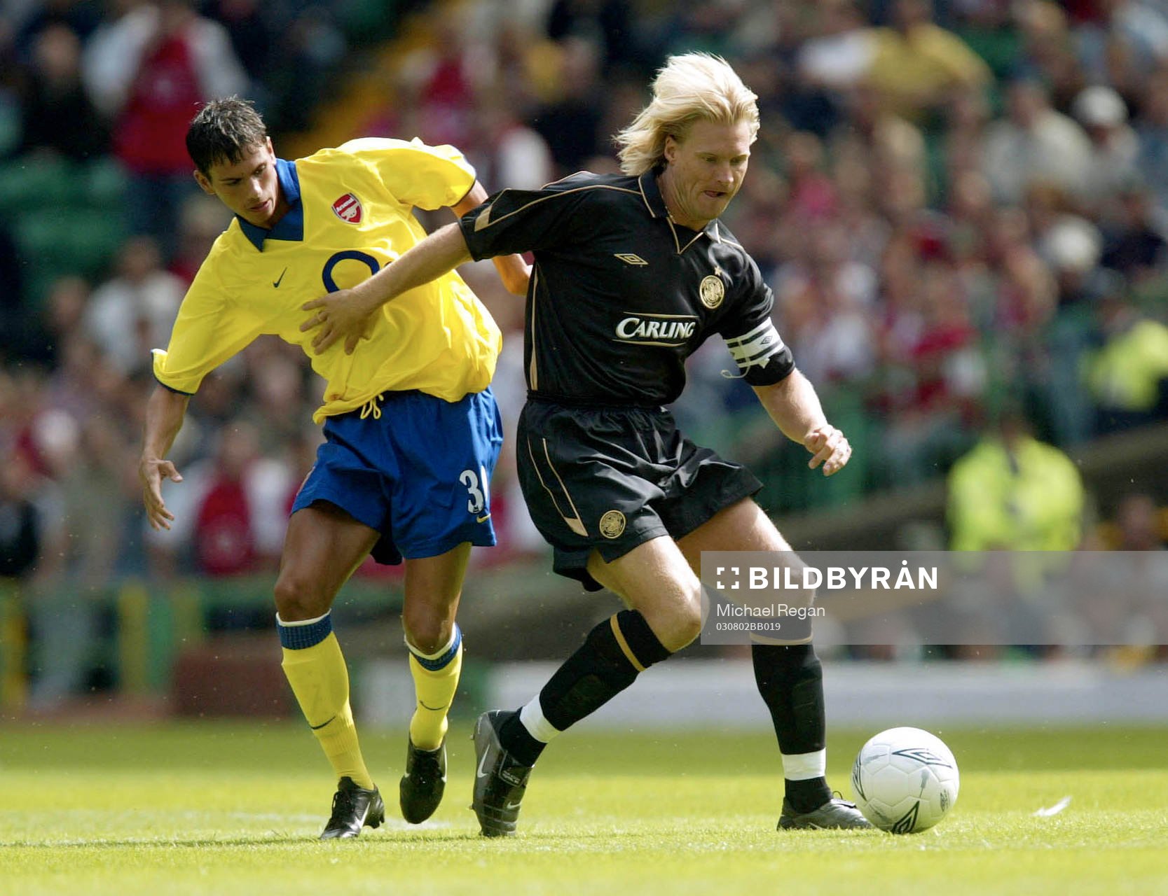  Jermaine Aliadiere, Arsenal och Johan Mjällby, Celtic