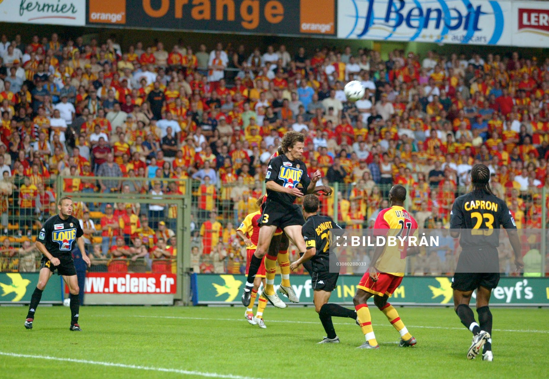 Fotboll, fransk, Lens - Le Mans