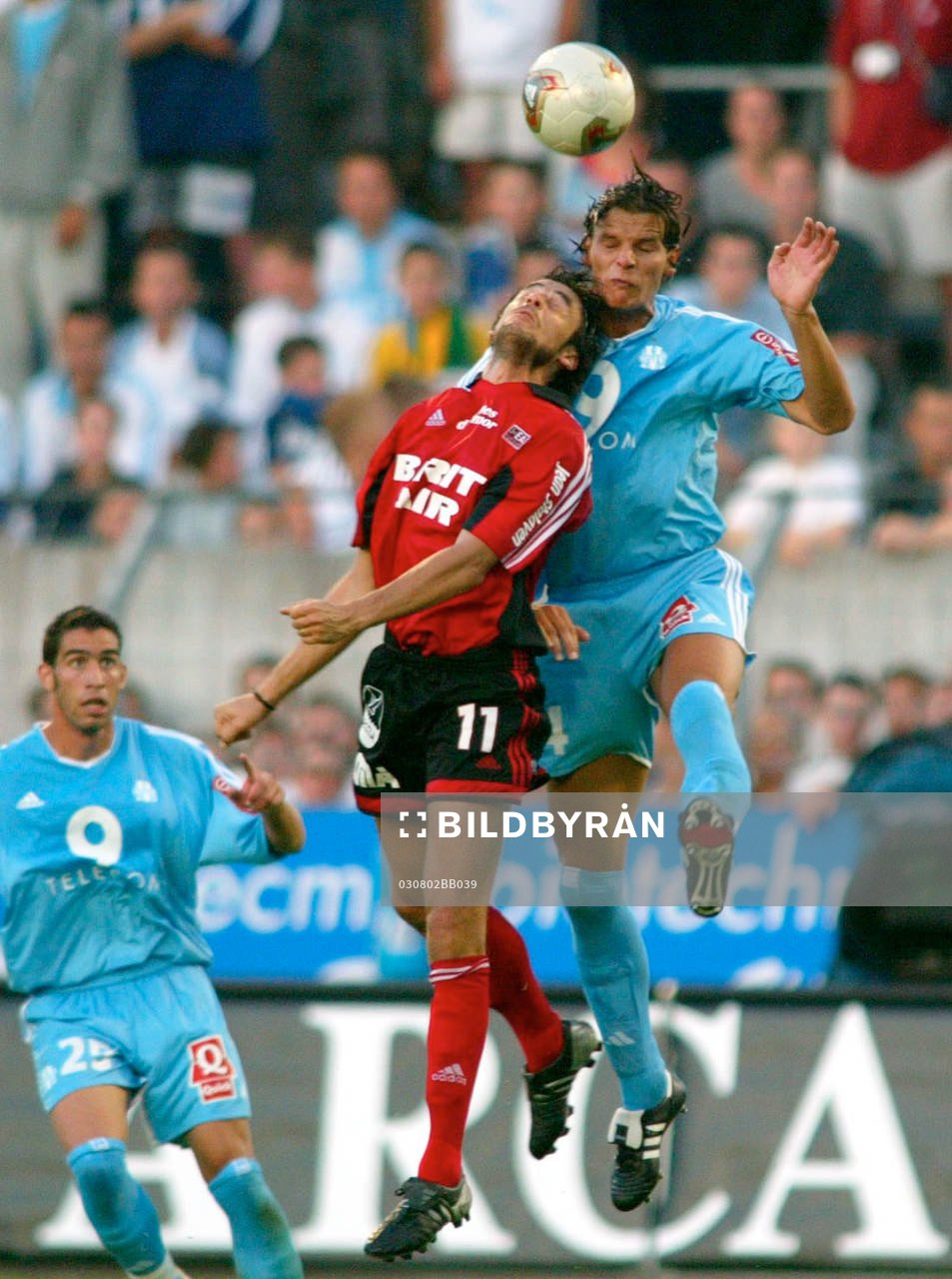 Nicolas Laspalles, Guingamp och Daniel van Buyten, Marseille