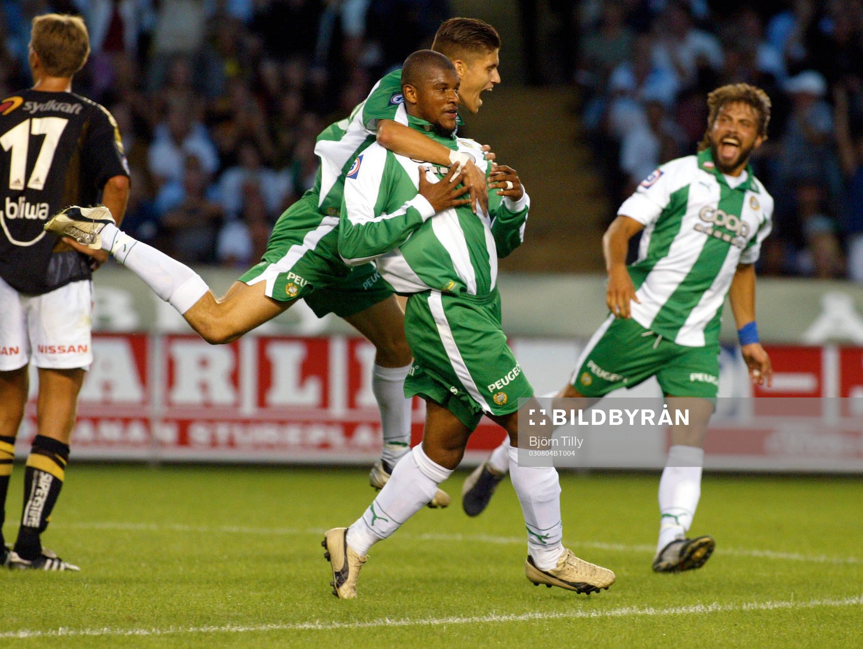 Dede Anderson, Hammarby, jubel, glädje