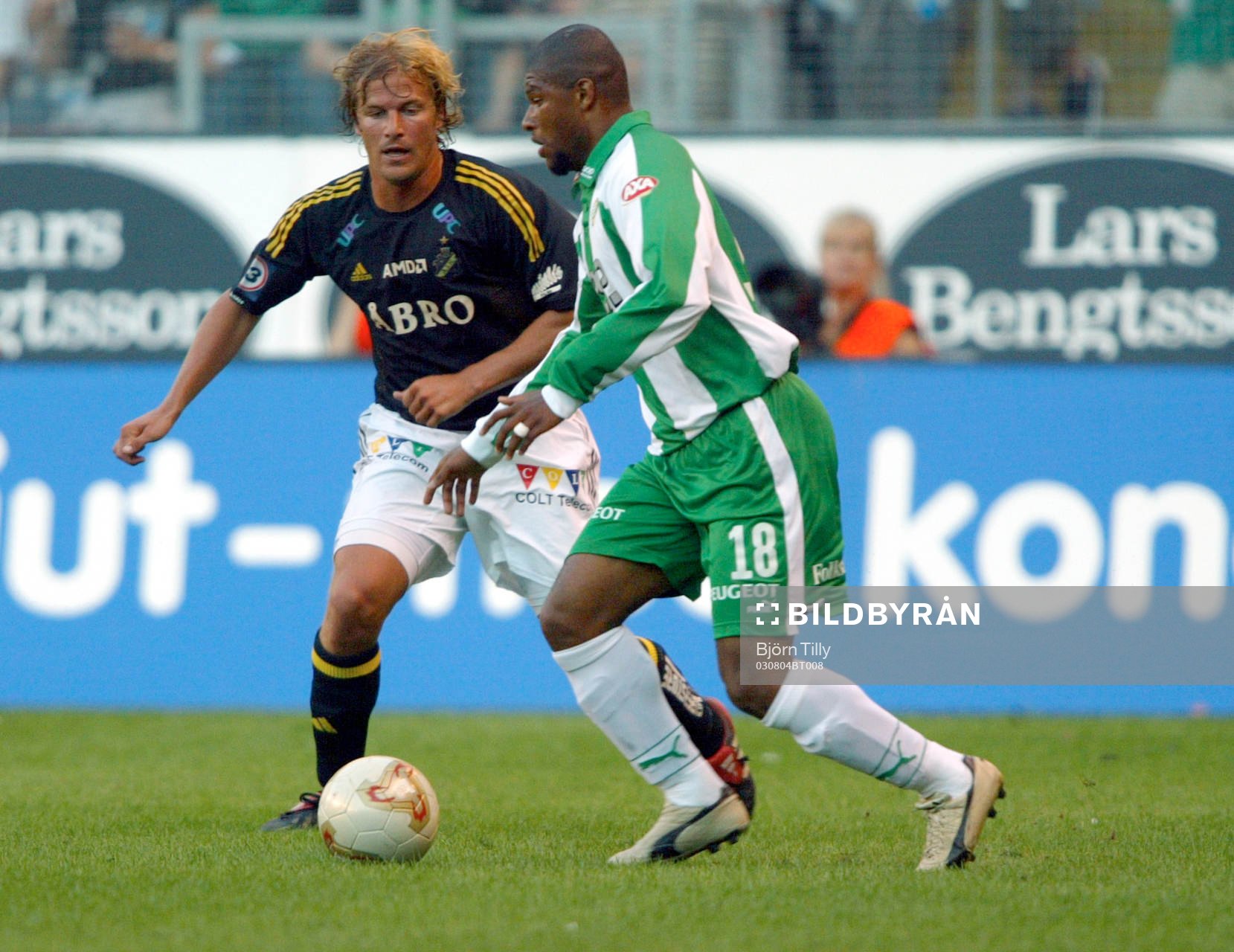 Daniel Tjernström, AIK och Dede Andersson, Hammarby