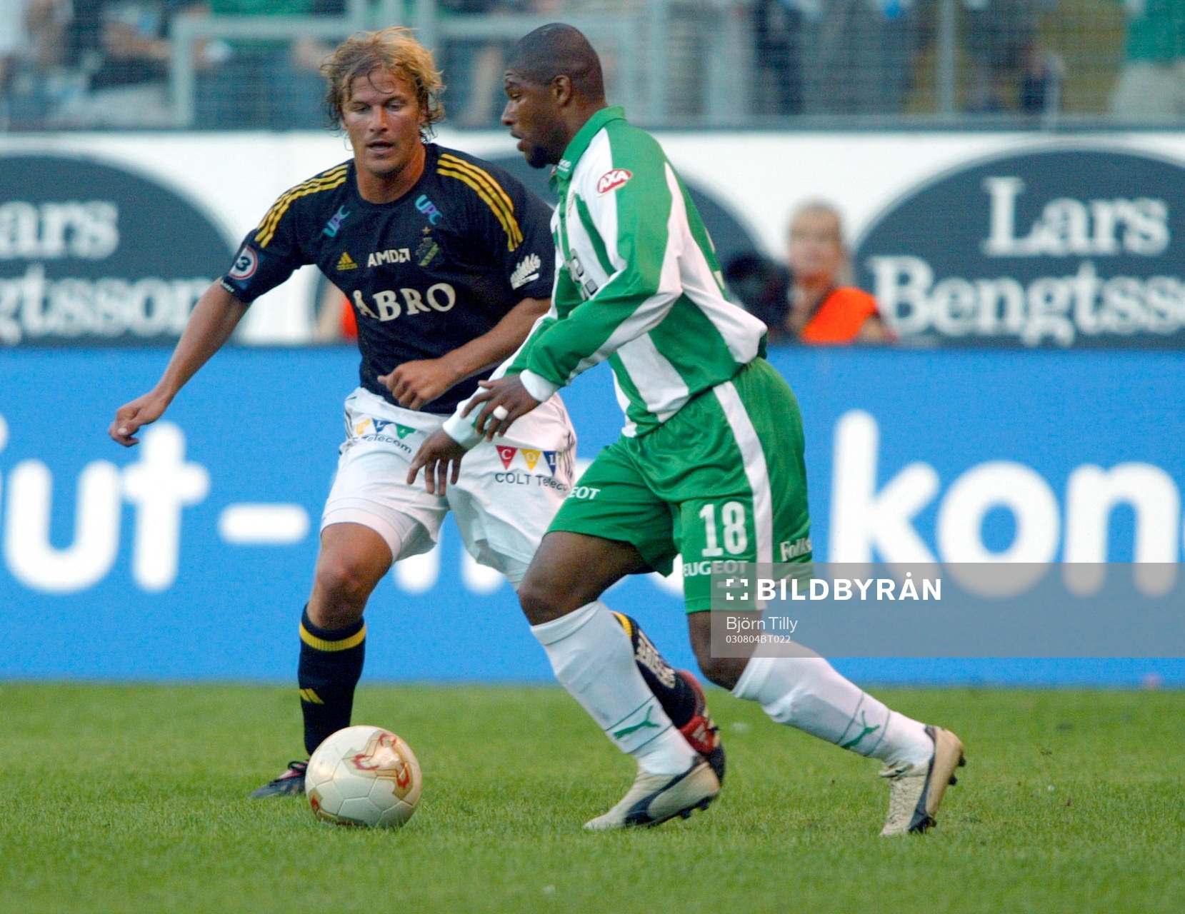 Daniel Tjernström, AIK och Dede Andersson, Hammarby