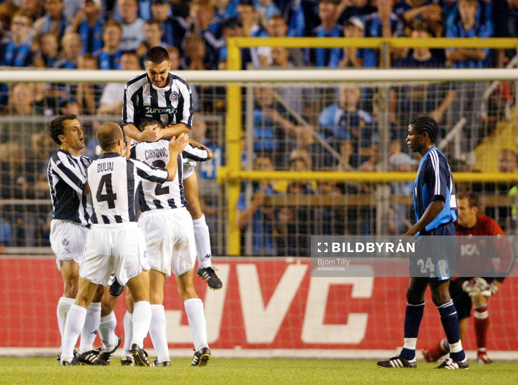 Fotboll, kval till Champions League, Djurgården - Partizan