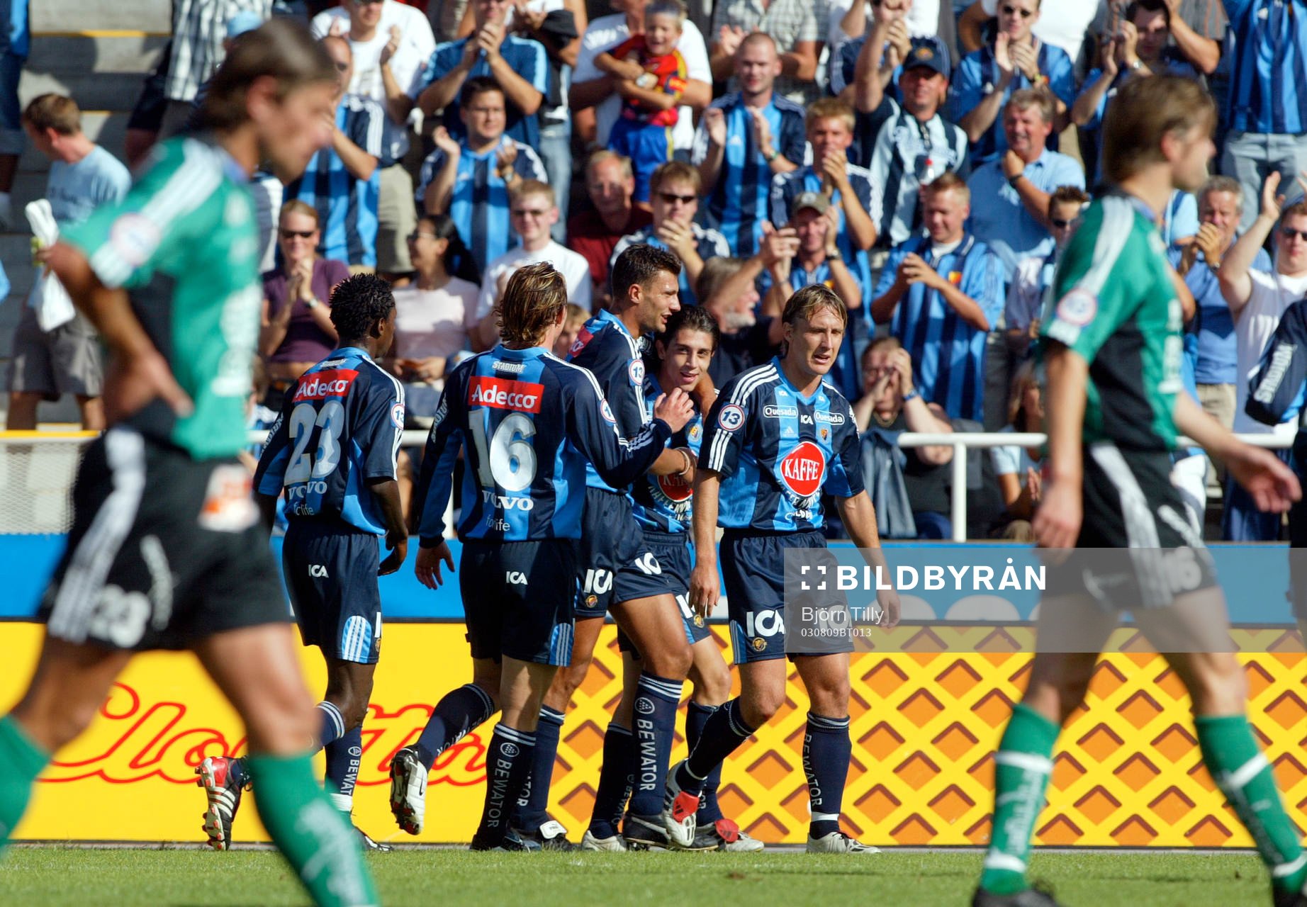 Babis Stefanidis, Djurgården gratuleras