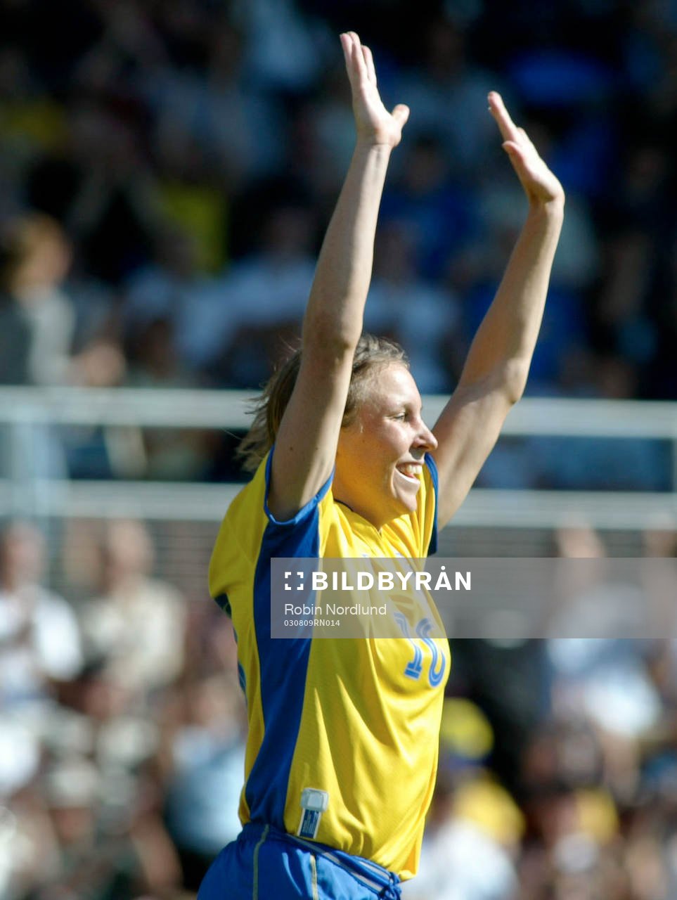 Hanna Ljungberg, Sverige jublar