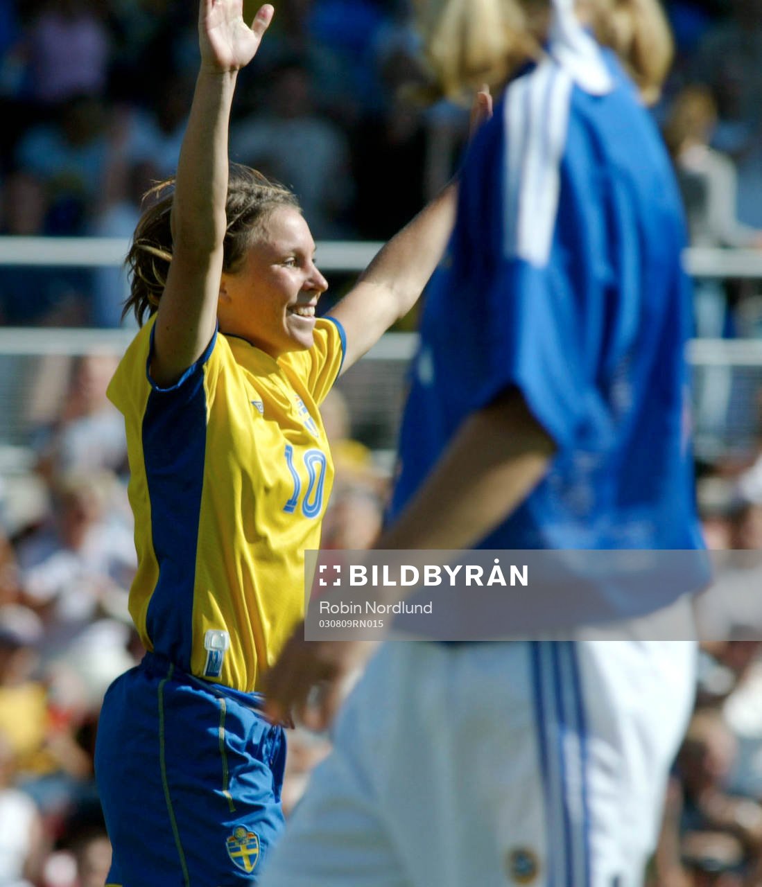Hanna Ljungberg, Sverige jublar
