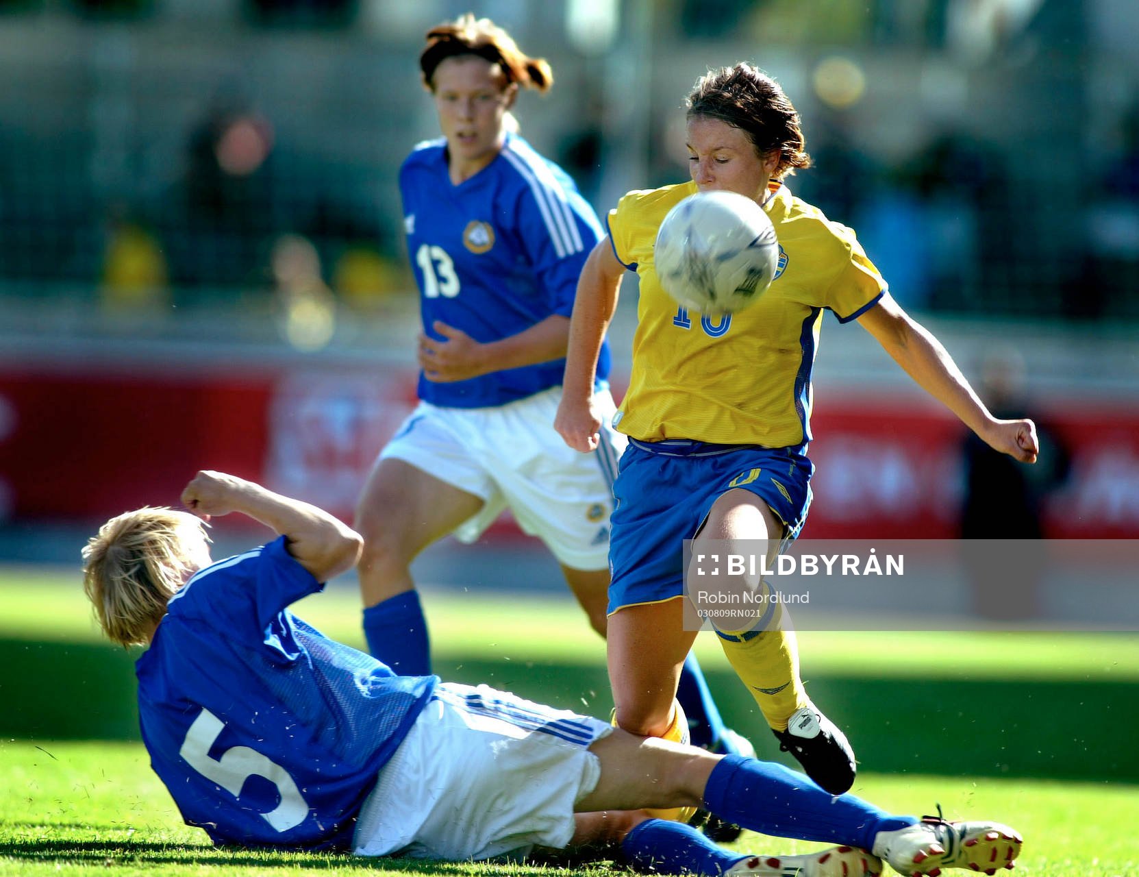 Hanna Ljugberg, Sverige fälls. glidtackling, fällning