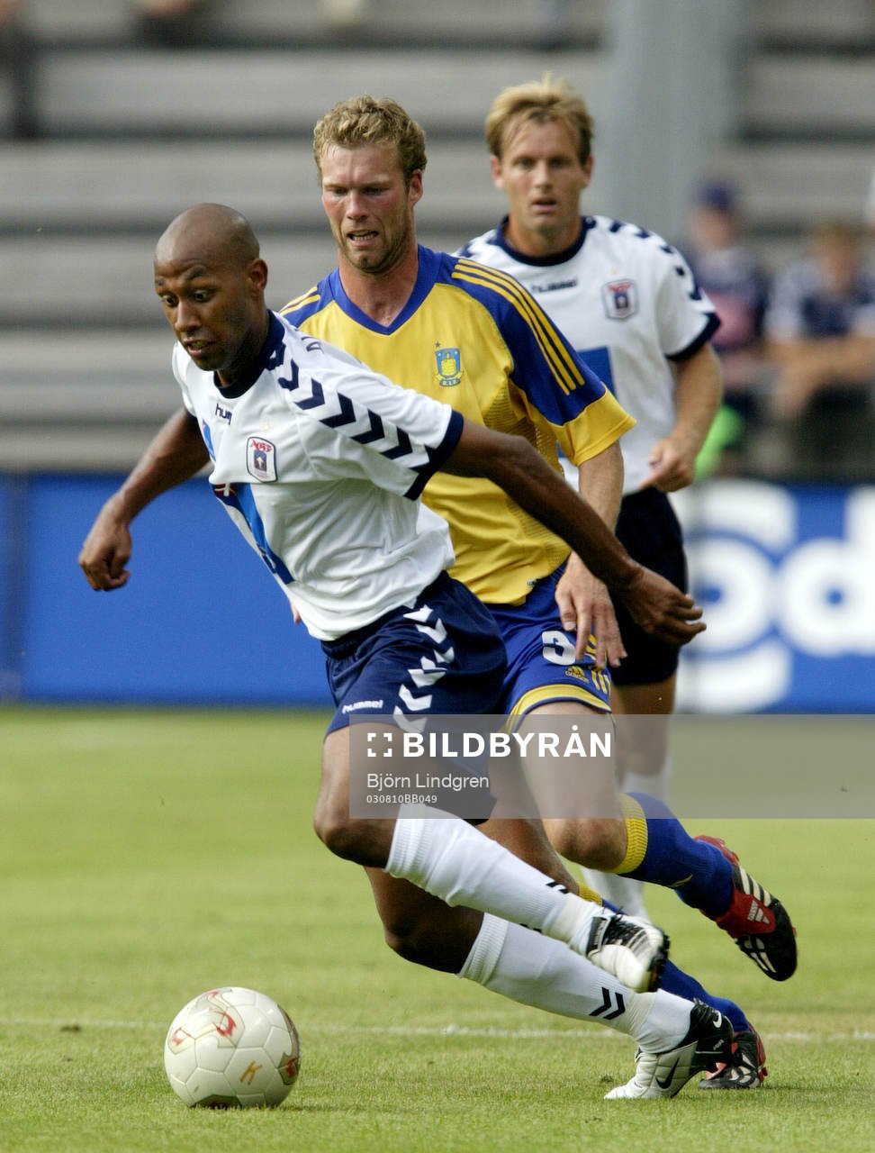 Jeffrey Aubynn, AGF och Morten Wieghorst, Bröndby