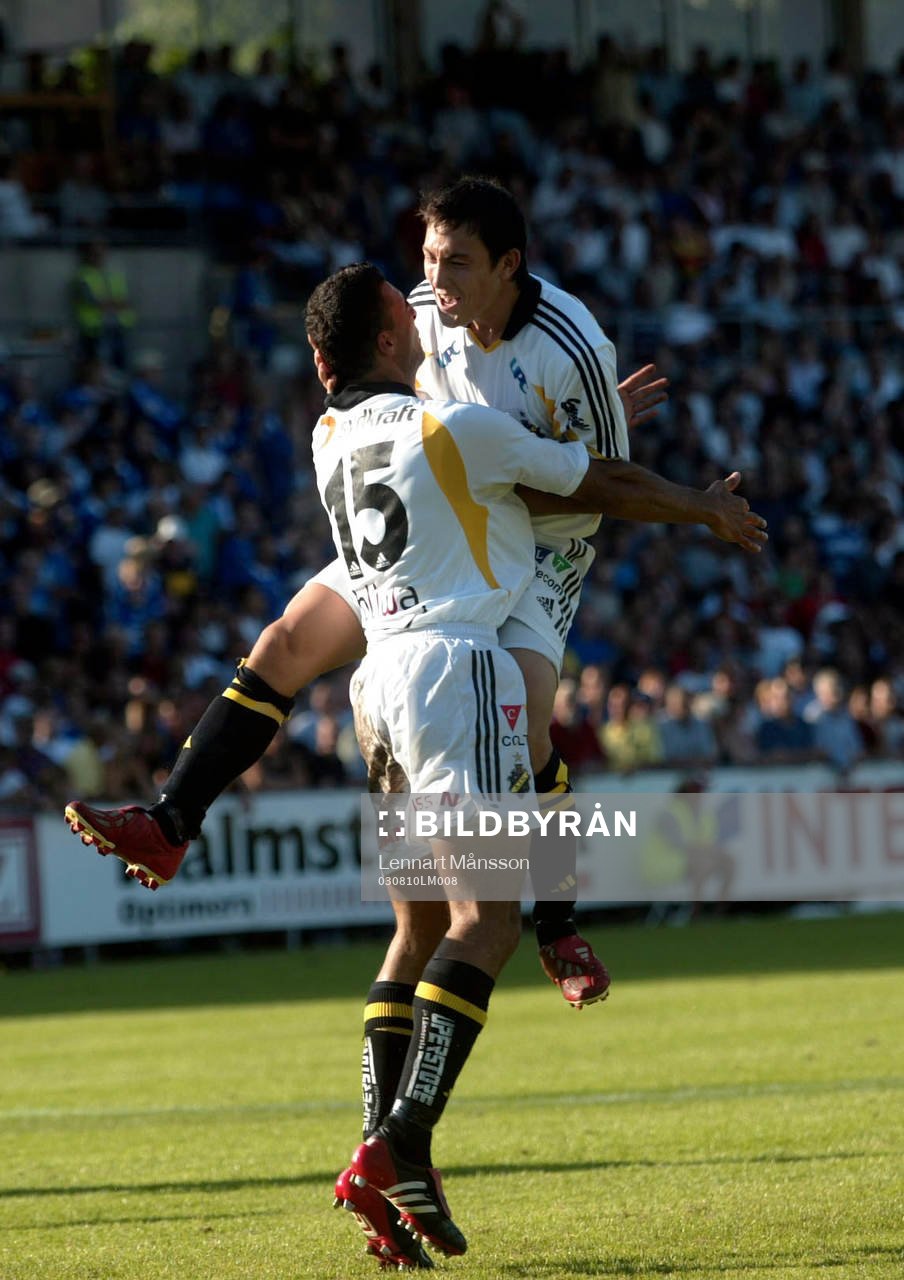 Arash Talebinejad, AIK gratuleras av Stefan Ishizaki