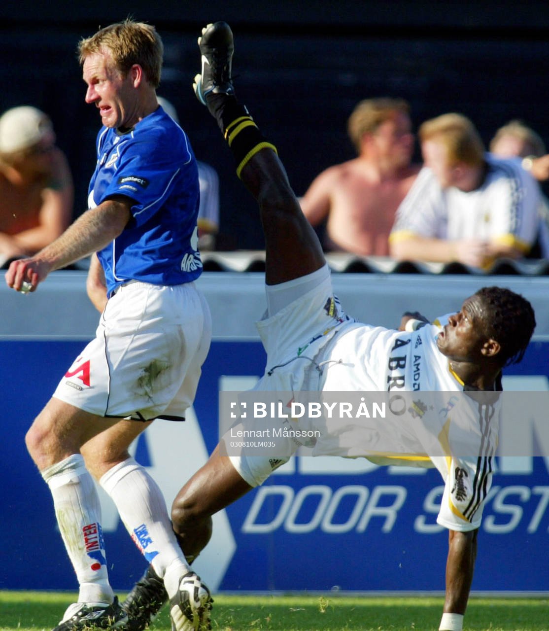 Derek Boateng, AIK och Torbjörn Arvidsson, Halmstad