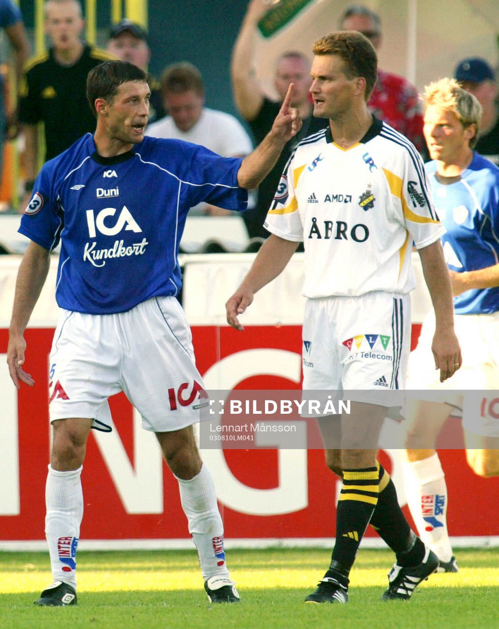 Igor Sypniewski, Halmstad och Gary Sundgren, AIK