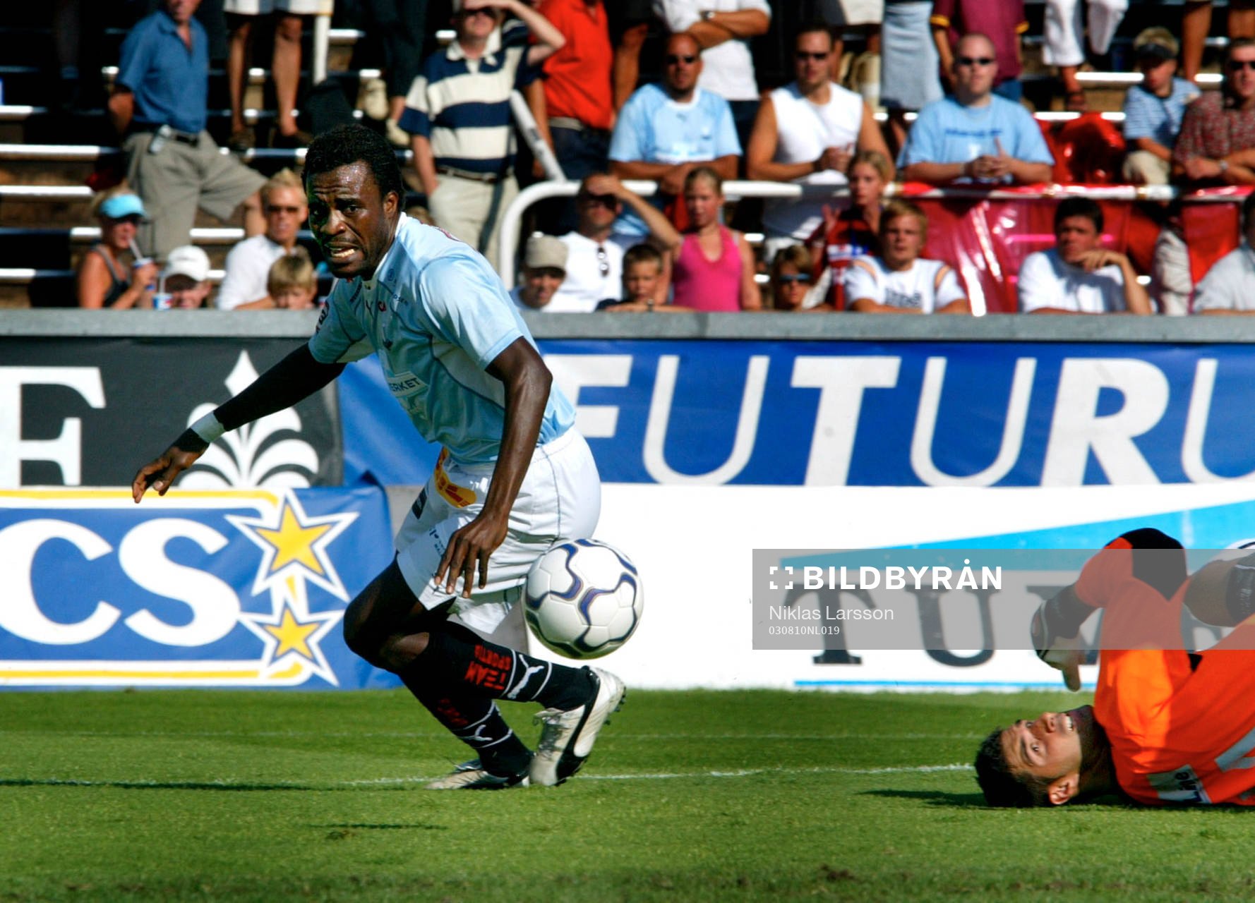Peter Ijeh, Malmö gör 1-0 bakom Dime Jankulovski, Örgryte