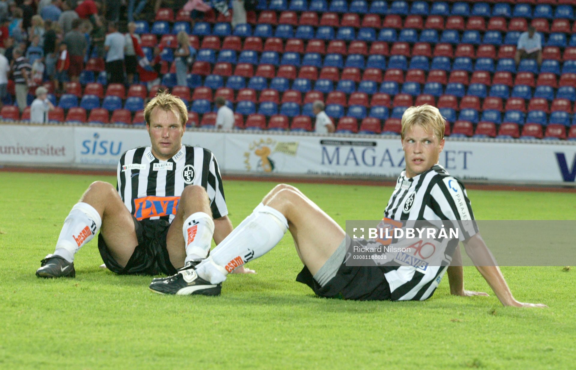 Anders Friberg och Matthias Eklund, Landskrona. Depp